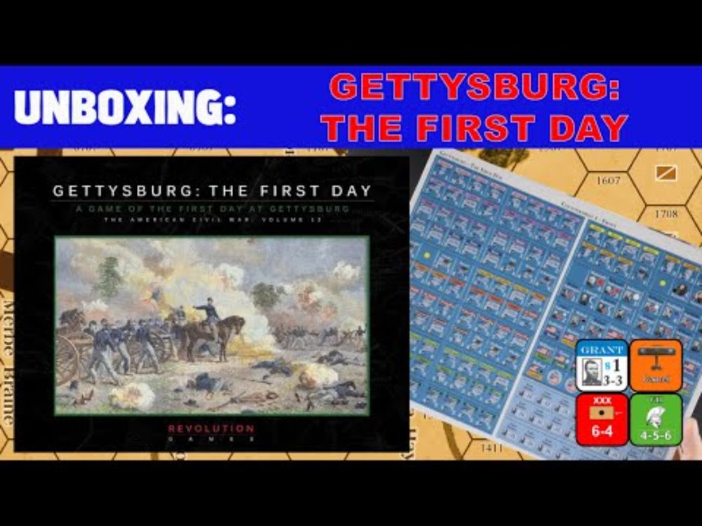 Gettysburg The First Day Unboxing