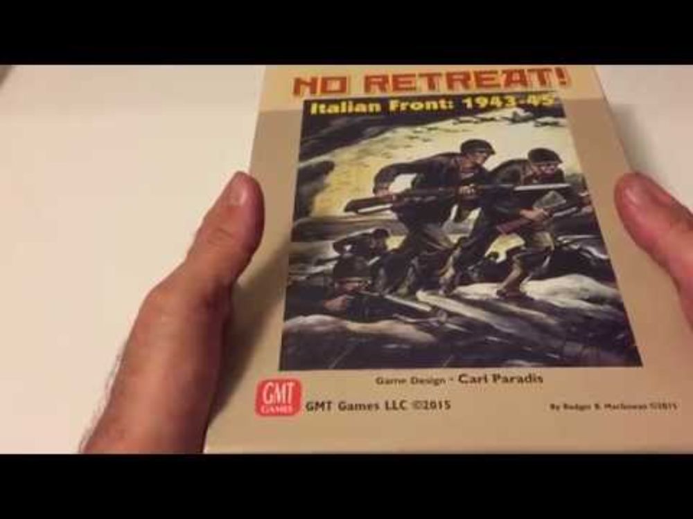 Informal Unboxing Video of No Retreat! The Italian Front 1943-45