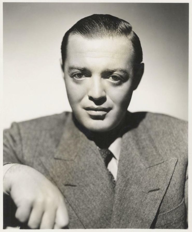 A black and white photo of actor Peter Lorre