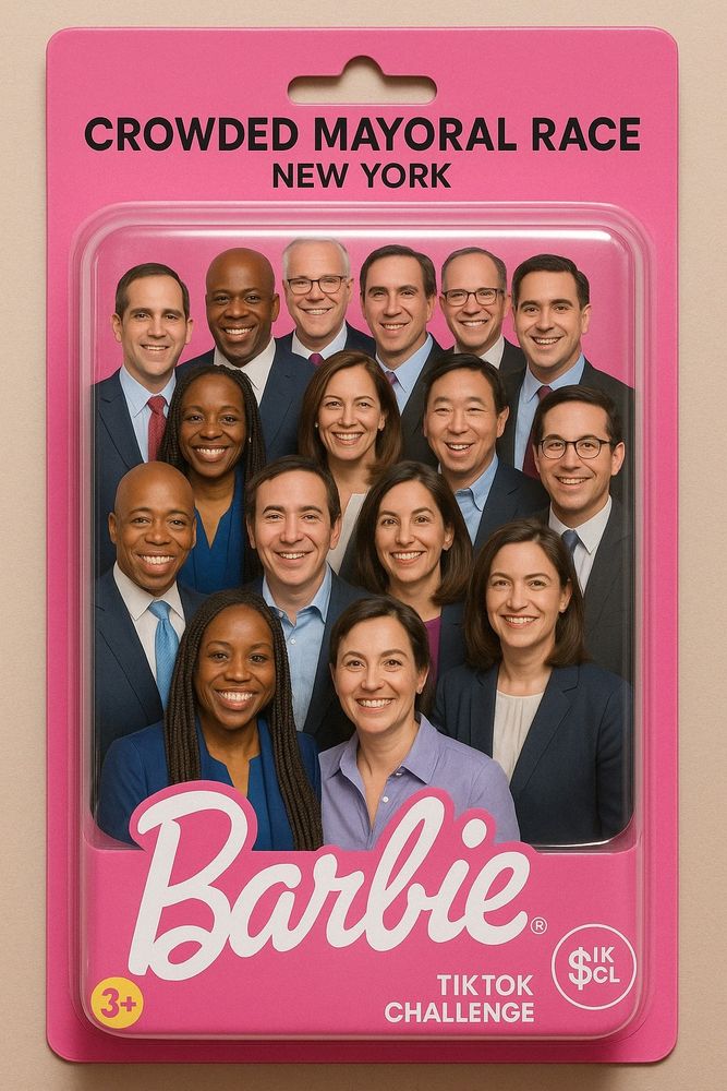 The field running for New York city Mayor. It's full.