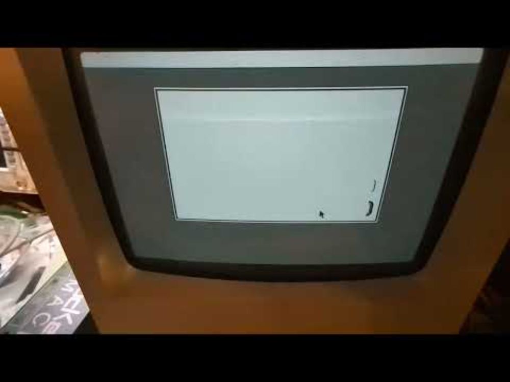 MOD file player test on a Mac Plus (experimental)