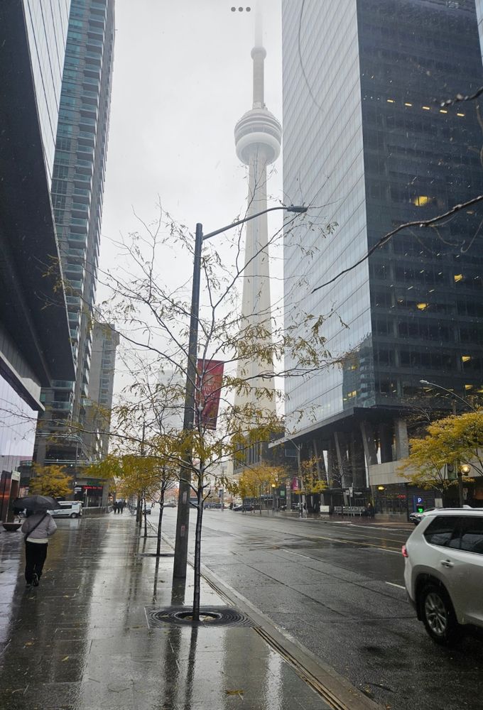CN Tower in Toronto, Canada 553 M tall
