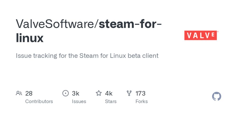 GitHub - ValveSoftware/steam-for-linux: Issue tracking for the Steam for Linux beta client