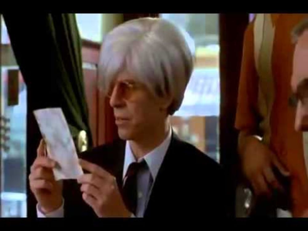 David Bowie as Andy Warhol-Basquiat (1996)