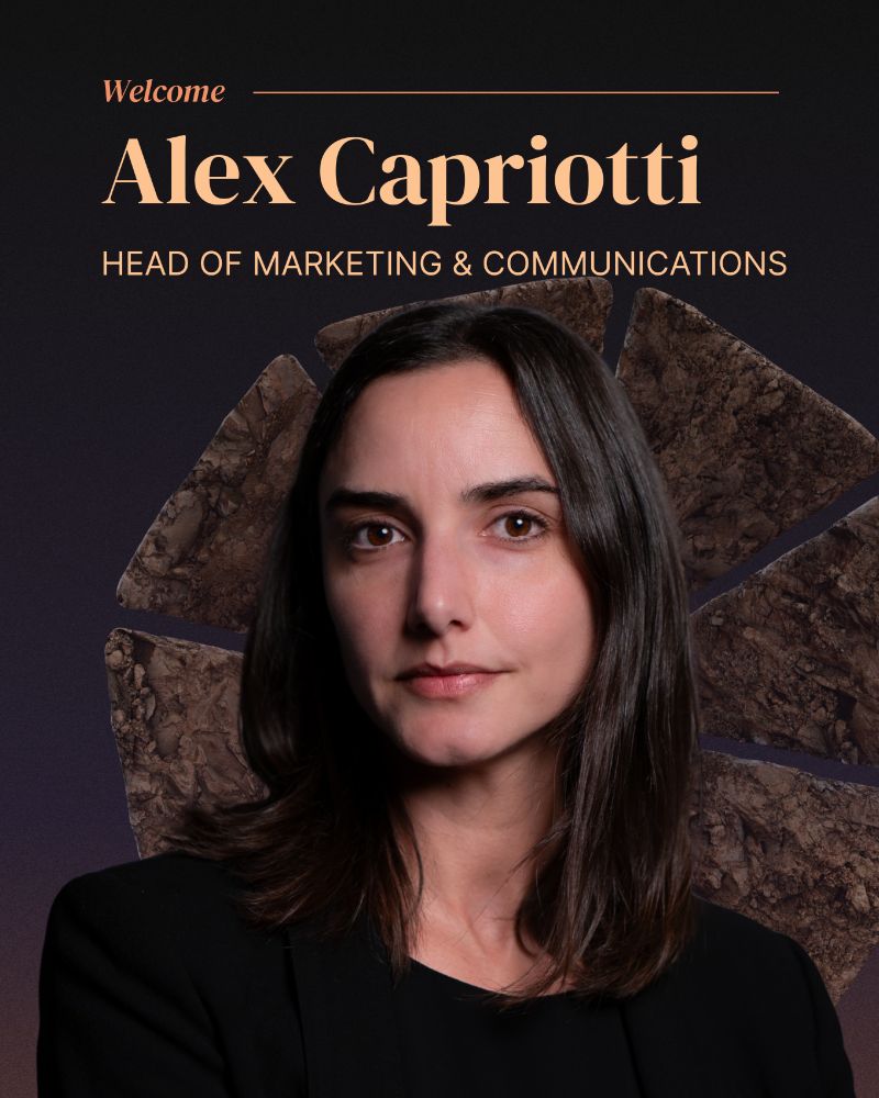 Welcome Alex Capriotti, Head of Marketing & Communications
[headshot of Alex]
