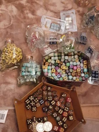 tons of Pokemon TCG Damager counter dice an sets... over 60 sets 