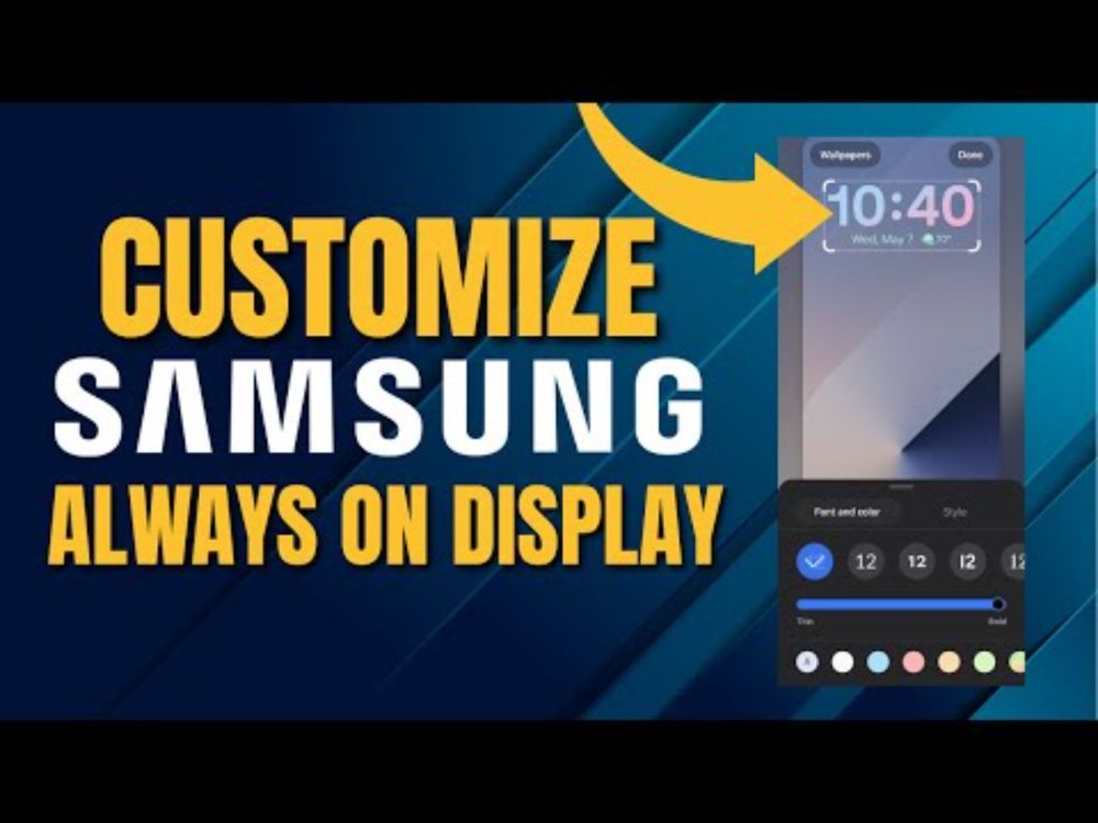 How To Make Your Always-On Display Look Awesome!
