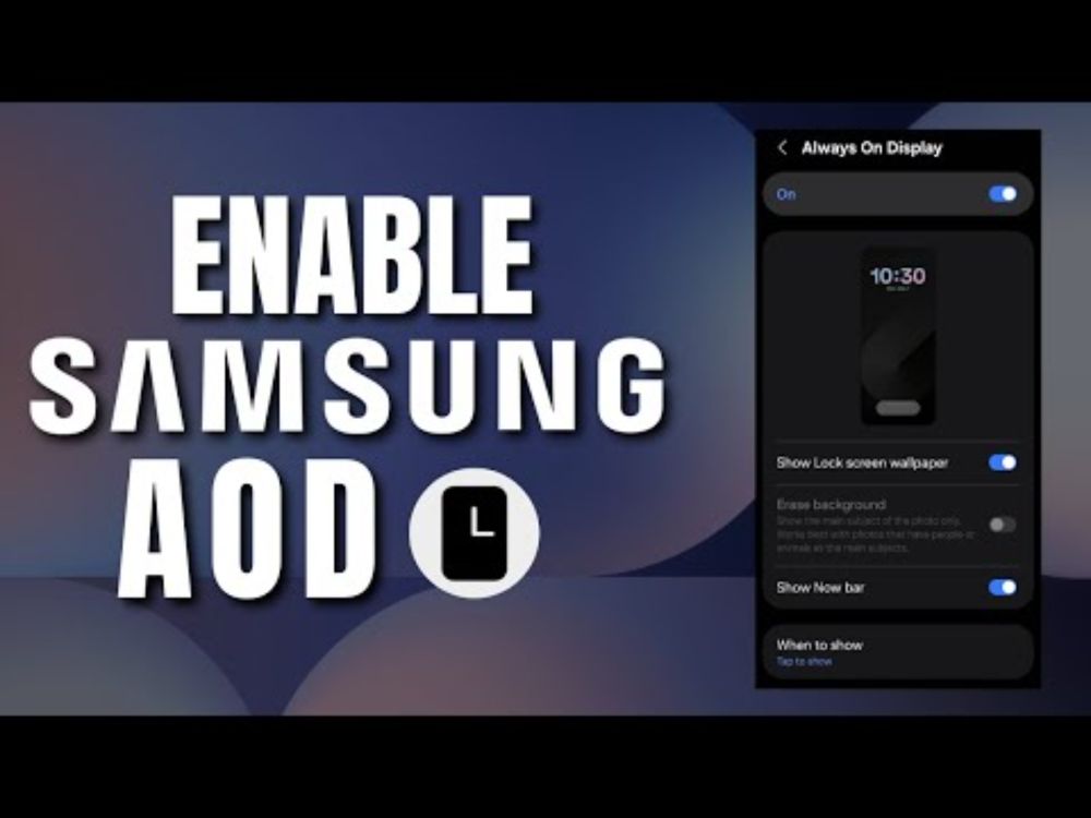 Samsung's HIDDEN Always On Display And HOW TO FIND IT