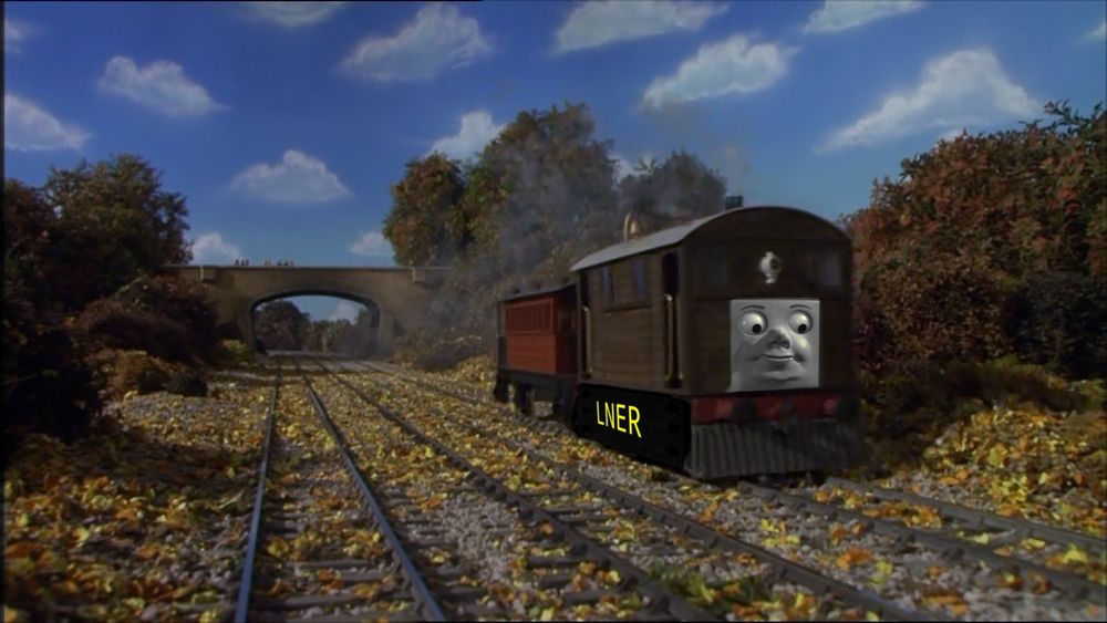 Toby but with black sideplates and LNER lettering
