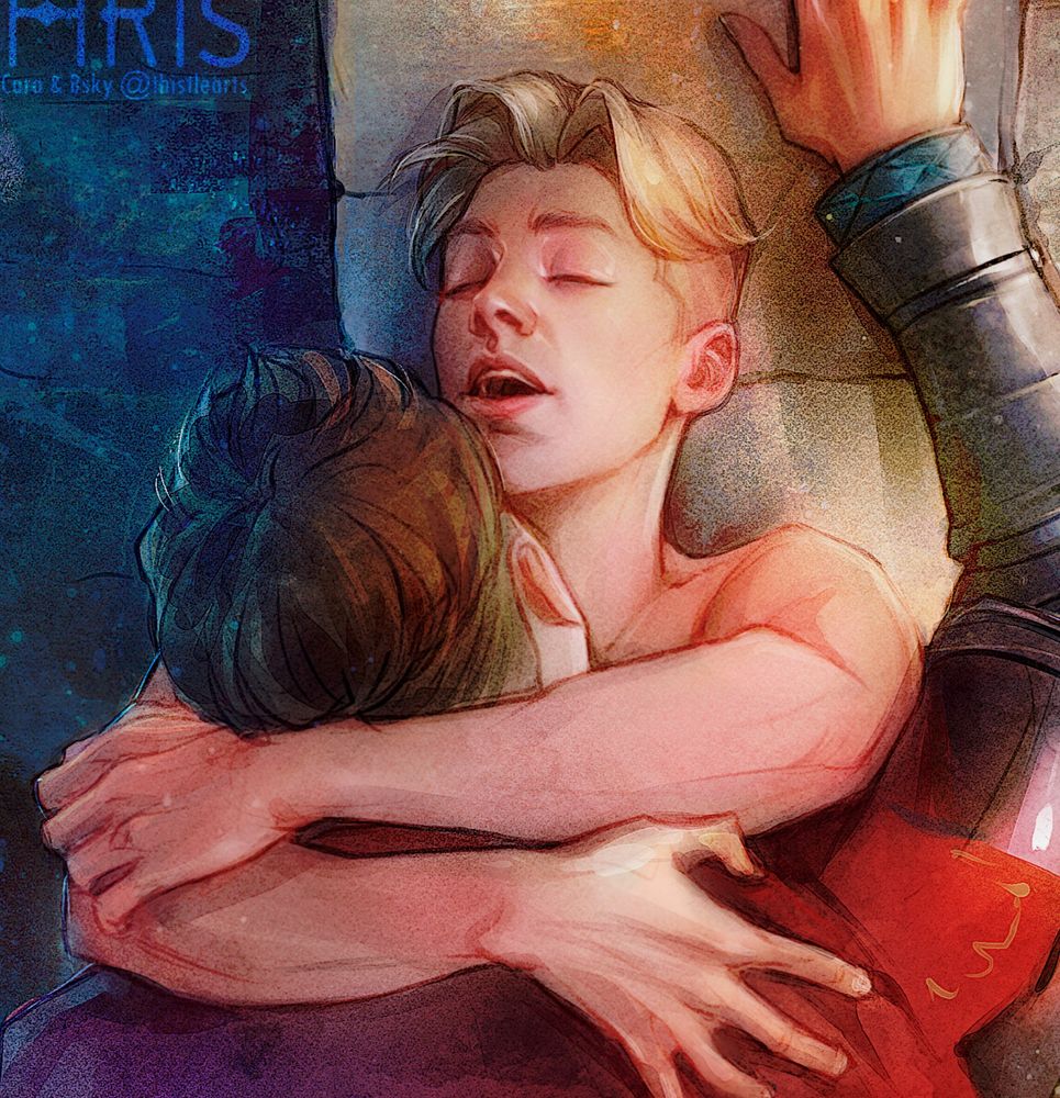 Same picture but a crop to show the expression on Han's face.