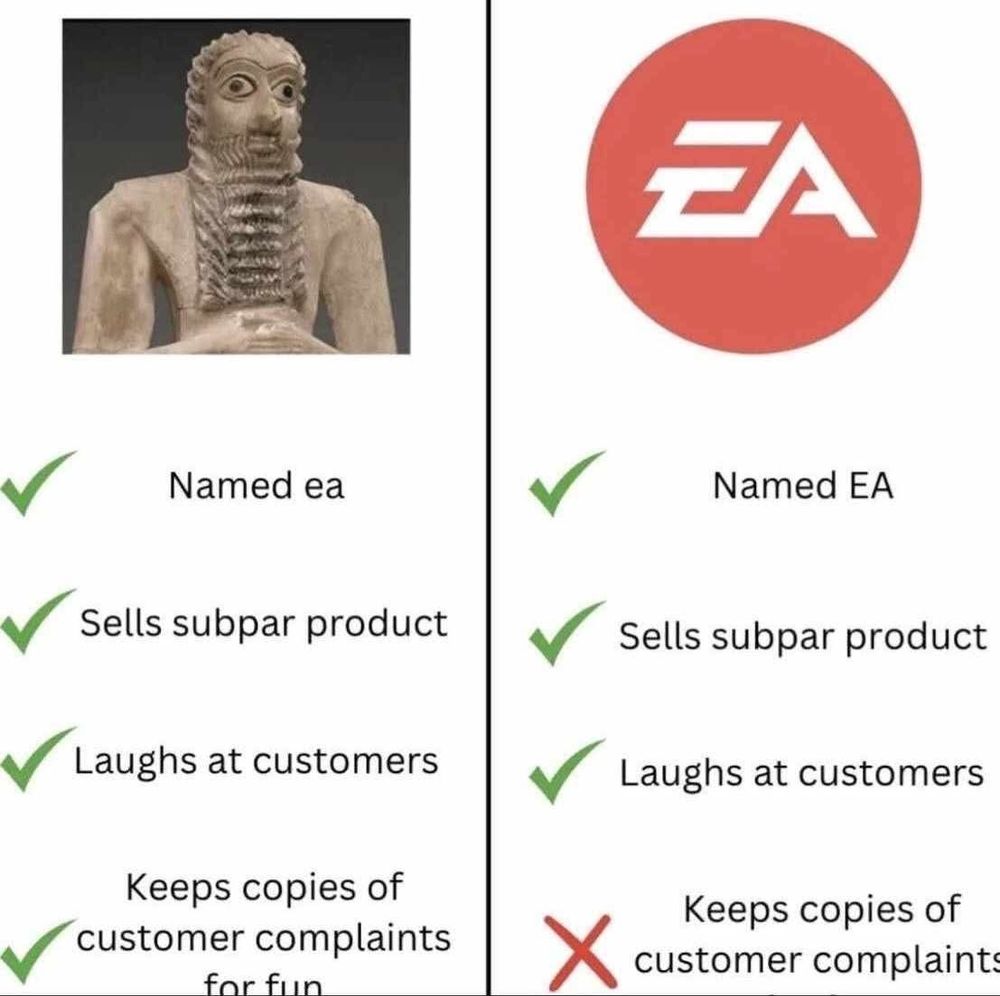 A comparison of ea vs EA 