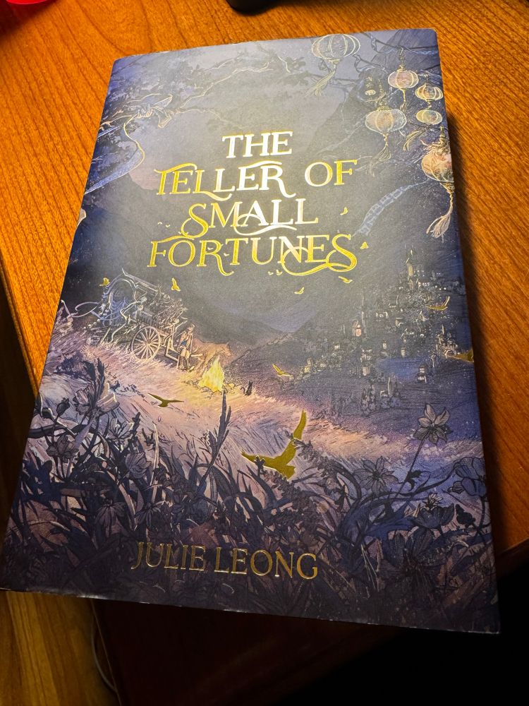 The book cover of The Teller of Small fortunes by Julie Leong. 