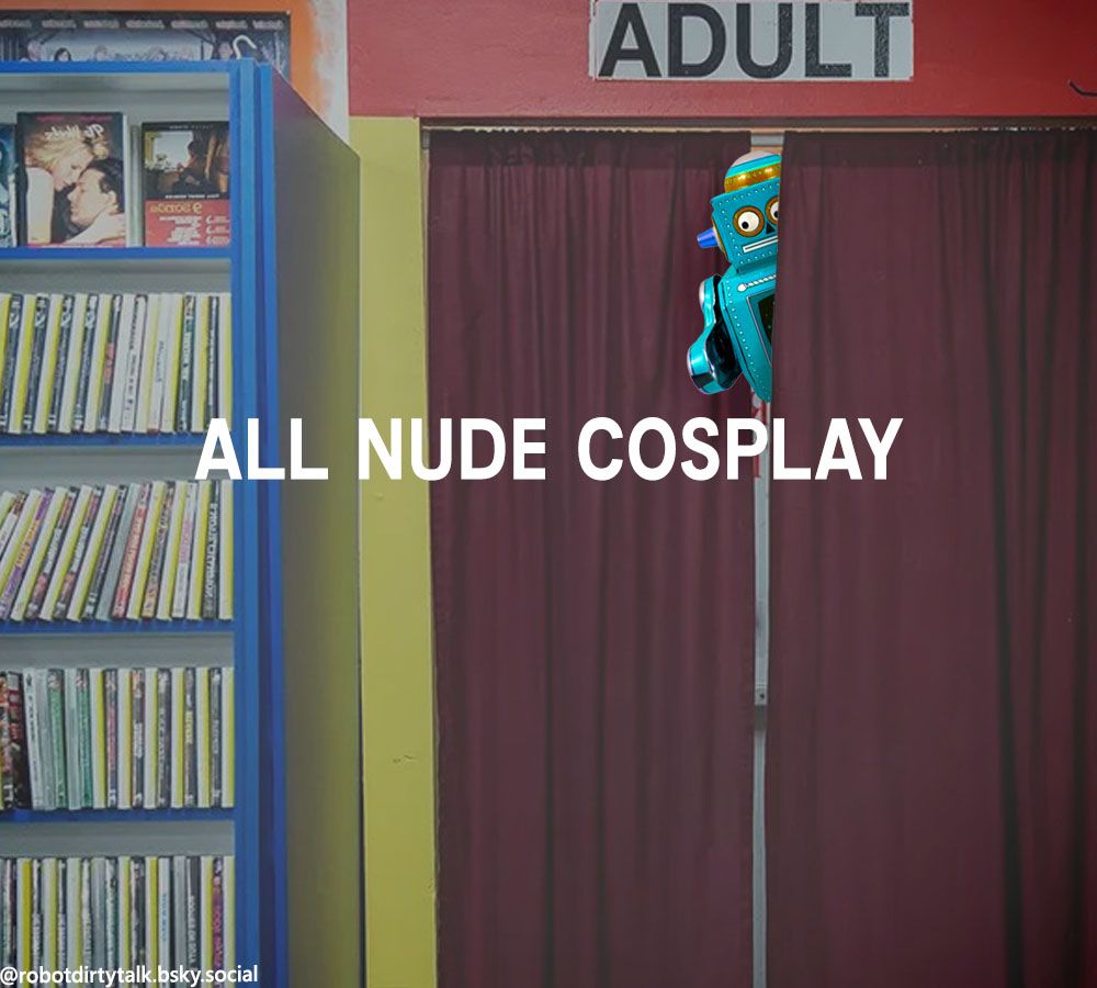 The JAV title "All Nude Cosplay," which I thinks just means naked.