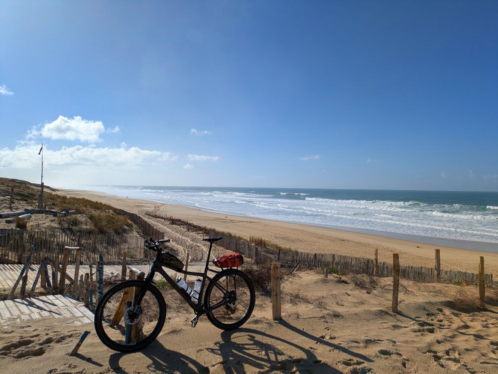 Bike at the beach.