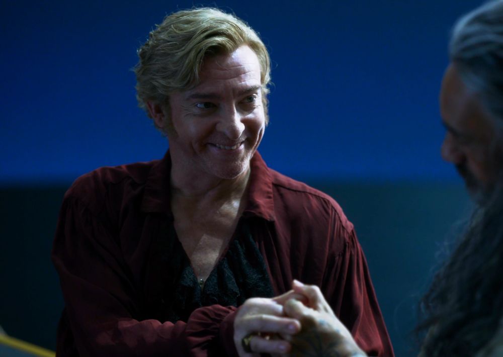 stede bonnet on the revenge in that new shirt, it's a long story, smiling like a dork with heart eyes after ed won a lil thumb war of sorts (our flag means death s2e5)