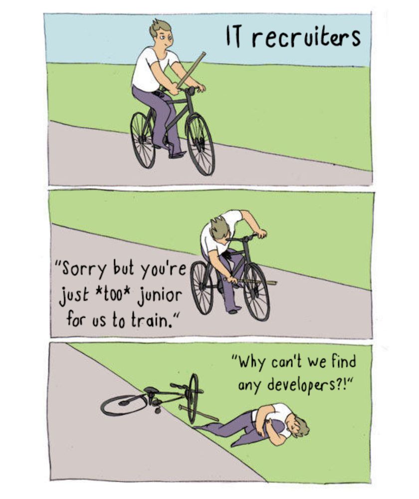 falling off a bicycle