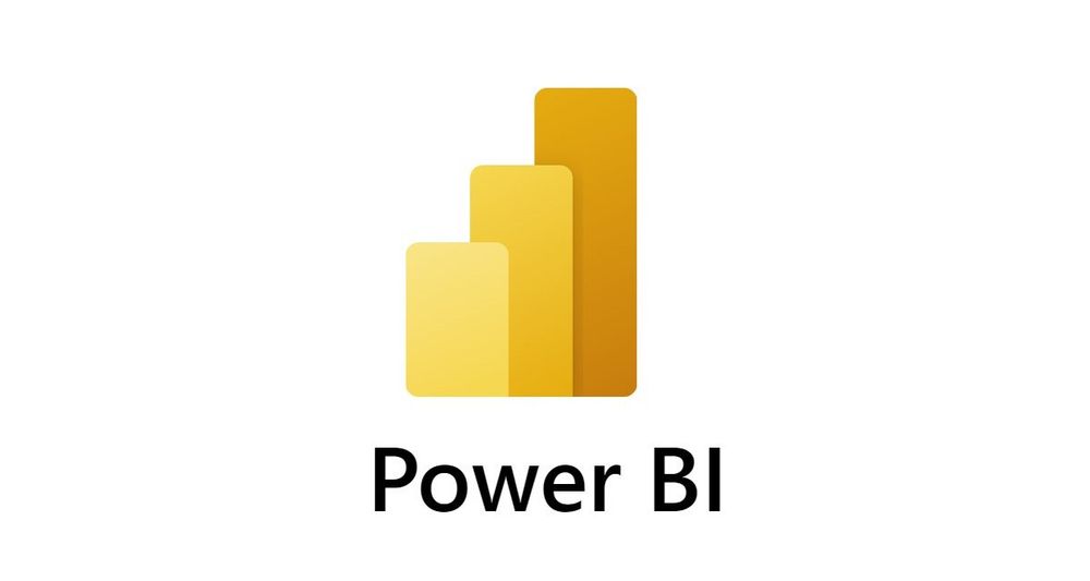 Microsoft Power BI logo showing three yellow/orange bars