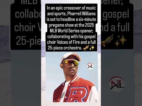 PharrellxVoices of Fire with 25-Piece Orchestra KickOff 2025 MLB Series #shorts #PharrellWilliams