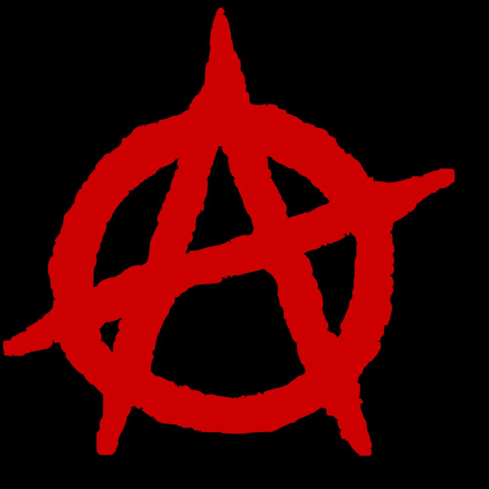 The anarchist circle-A symbol.