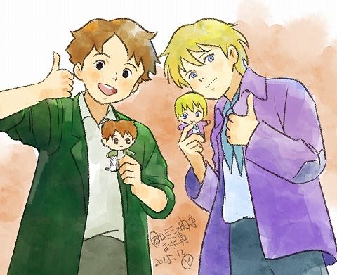 ロミオの青い空のファンアート　ロミオとアルフレド