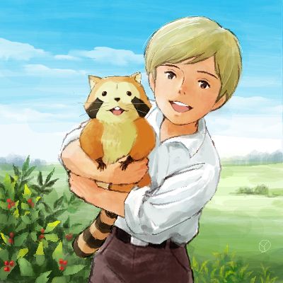 アニメ「あらいぐまラスカル」のファンアート