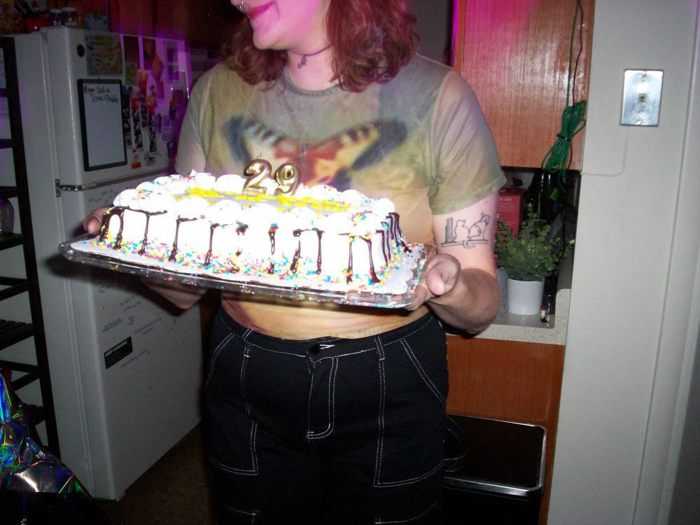 me with my 29th birthday cake 