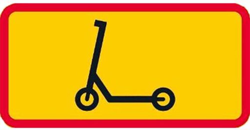 Government proposes dedicated traffic sign for electric scooters