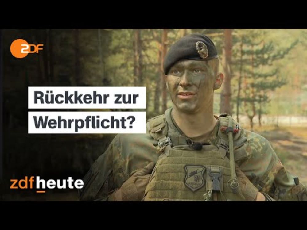 Soll die Wehrpflicht in Deutschland wieder eingeführt werden? | heute journal
