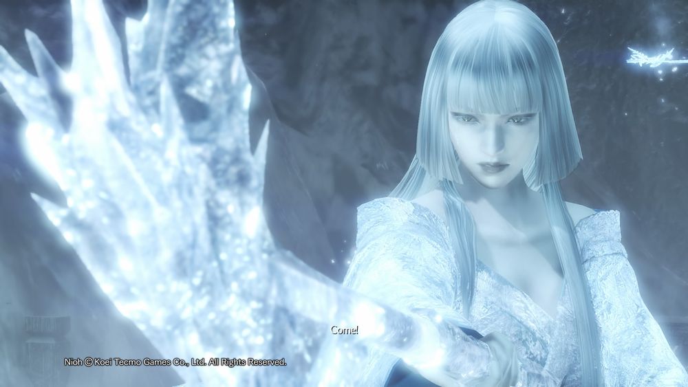 One of the bosses in Nioh