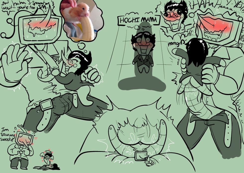 Spamton getting decimated by Tenna while looking stupid as fuck