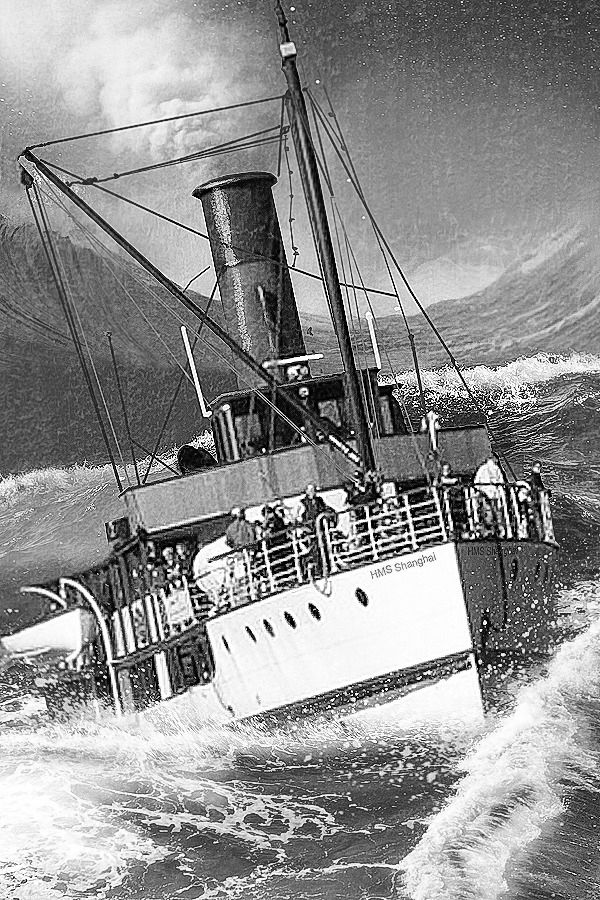 The HMS Shanghai battles the raging waters of the Cook Strait as something dark and mysterious approaches in the sci-fi adventure story, "The Land of the Long Black Cloud". Subscribe at www.aurealis.com.au 