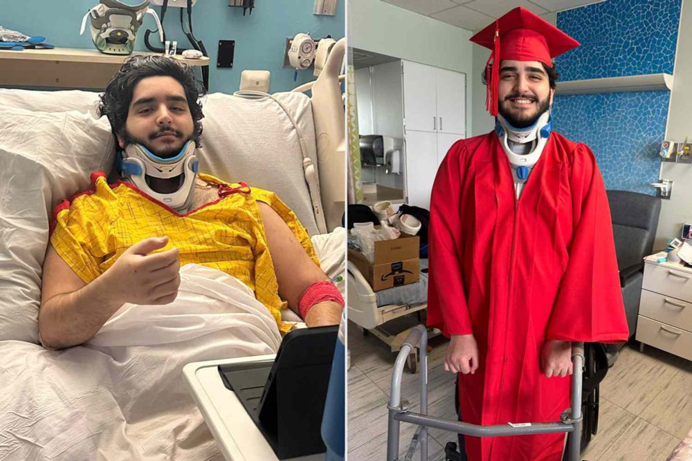 Hospital Organizes Mock Ceremony to Help Teen Walk at Graduation After ‘Intense’ Car Crash Left Him Partially Paralyzed