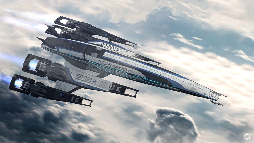 The Normandy SR2 from Mass Effect 3