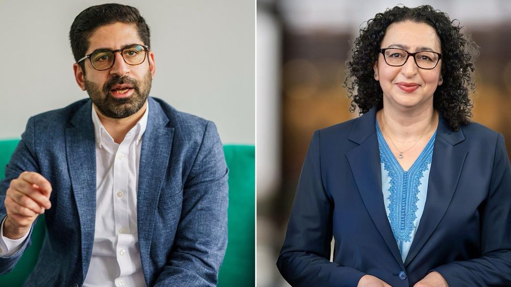 Wirtschaftsminister Kaweh Mansoori (SPD), entlassene Staatssekretärin Lamia Messari-Becker (parteilos) Bild © picture-alliance/dpa