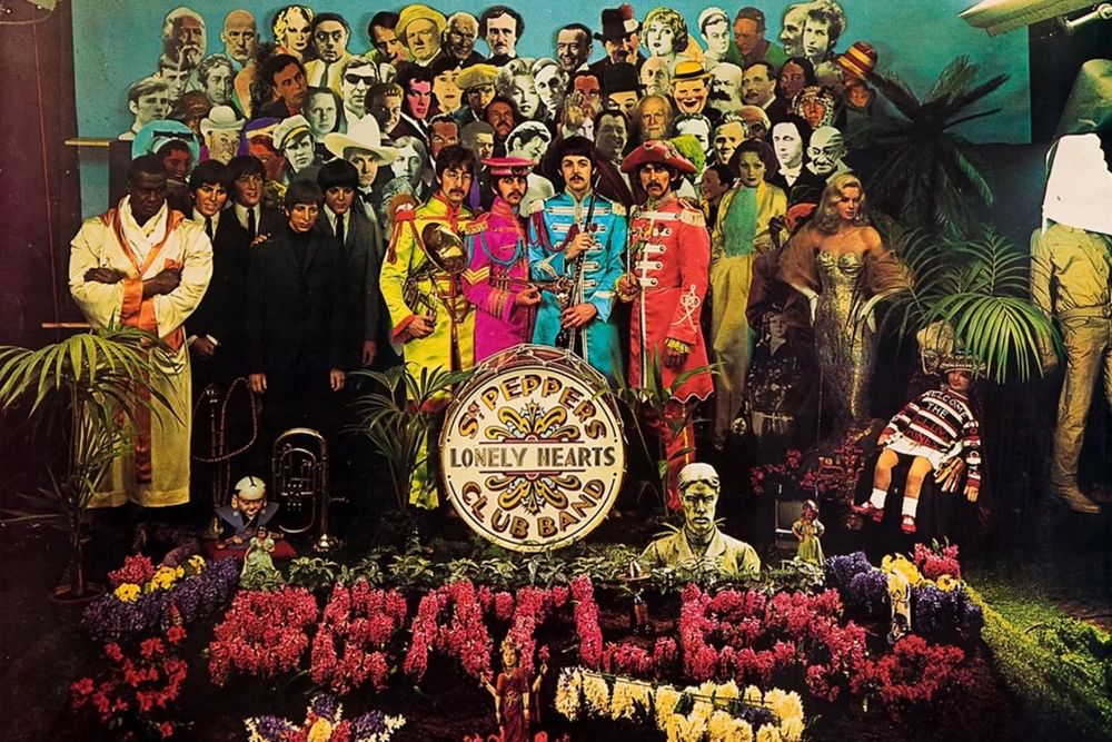 The Beetles - Sgt. Pepper album cover. 