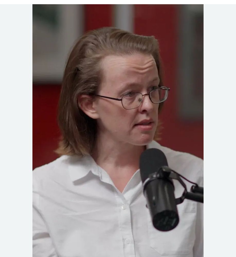 Helen Andrews looking like an alien