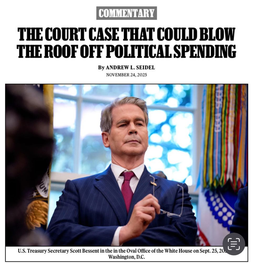 bessent standing like a dipshit with his arms crossed, one eyebrow raised, and glasses in hand 