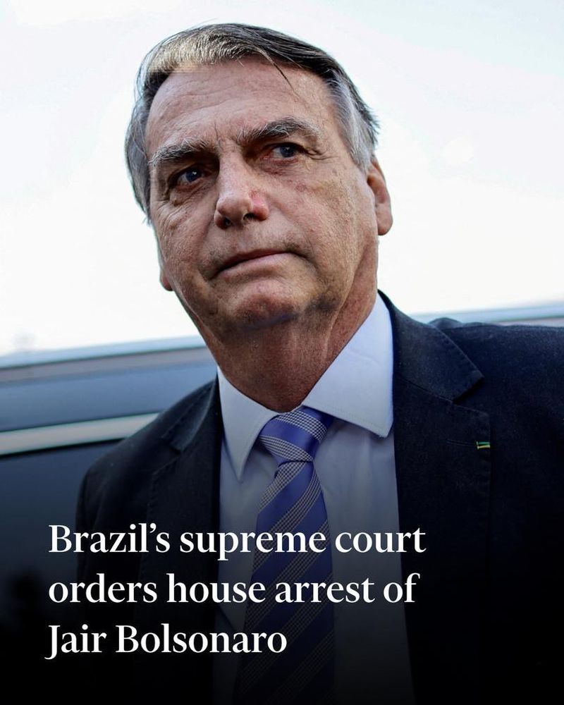 The ruling comes as the former Brazilian president is on trial accused of plotting a coup, further limiting the hard-right populist’s movements. Bolsonaro was already subject to a curfew, ankle tag and interview ban on.ft.com/45yZkcO