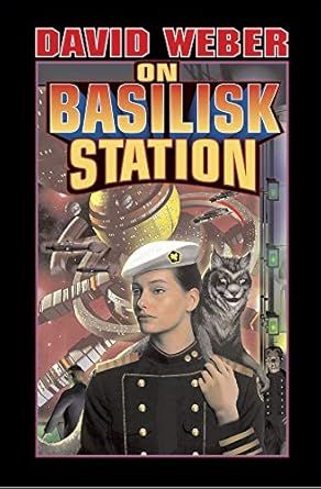 The cover of 'On Basilisk Station' by David Weber, the first book in his Honorverse series. 