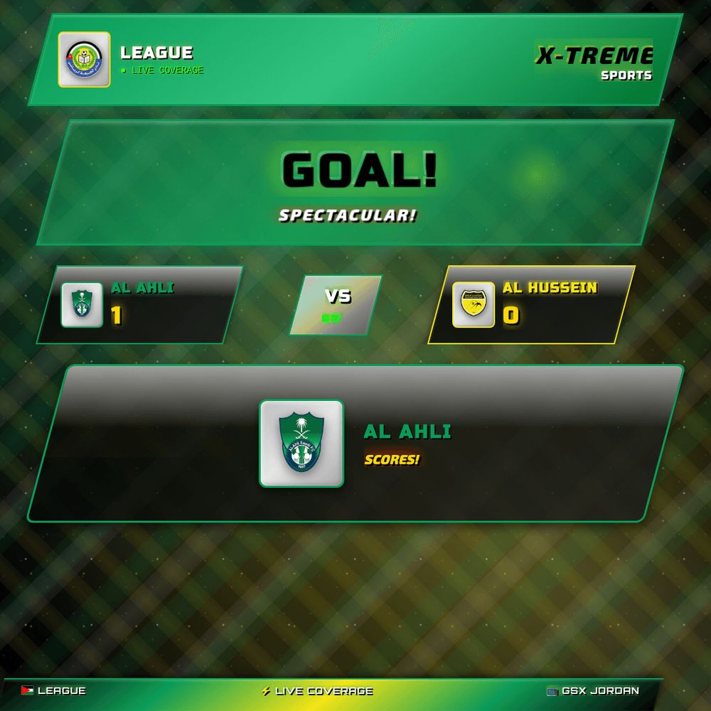 GOAL! 69' — Al Ahli. Al Ahli 1–0 Al Hussein. League

#alahli #alhussein