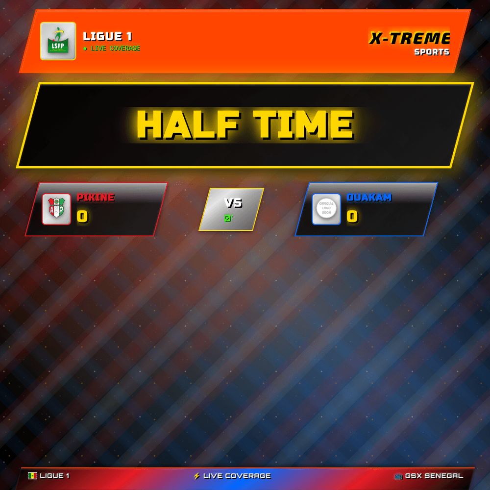 ⚽ SECOND_HALF — Pikine 0–0 Ouakam. Ligue 1

#pikine #ouakam