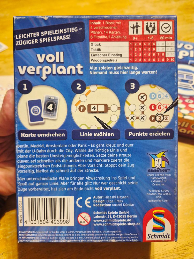 Schicke Schachtel Hinten.