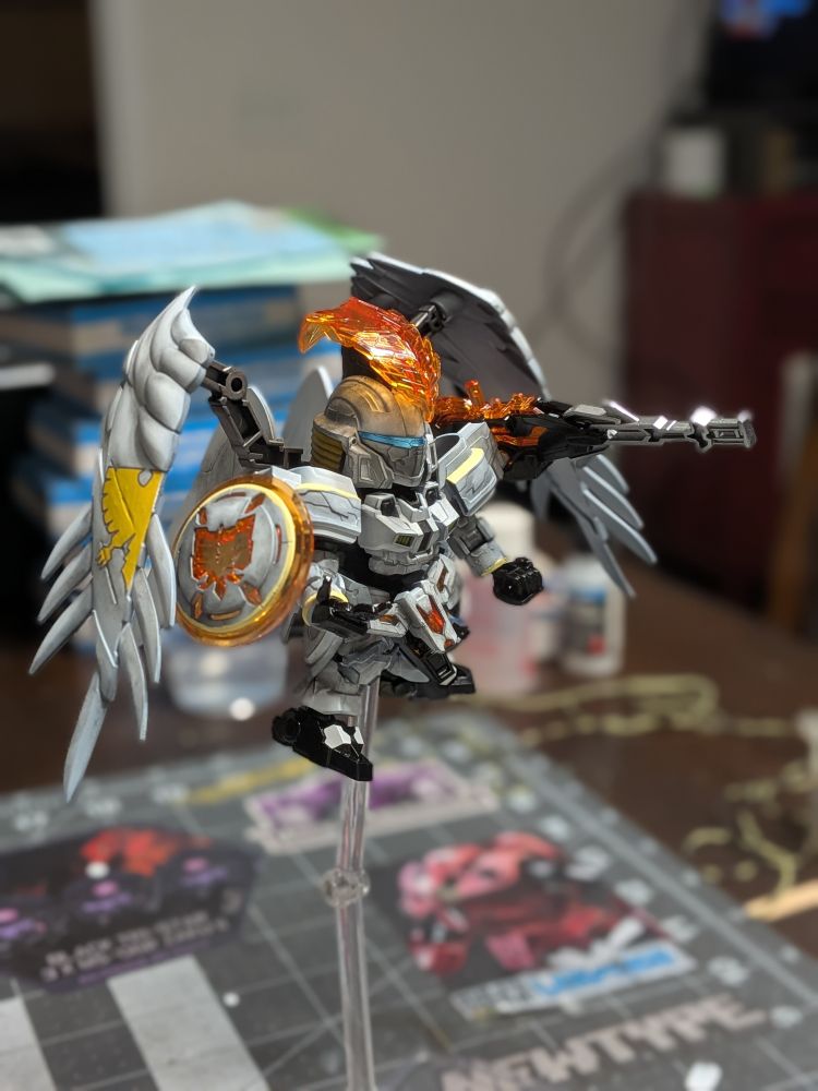 SD Tallgeese model kit customized to the Tallgeese Flugal