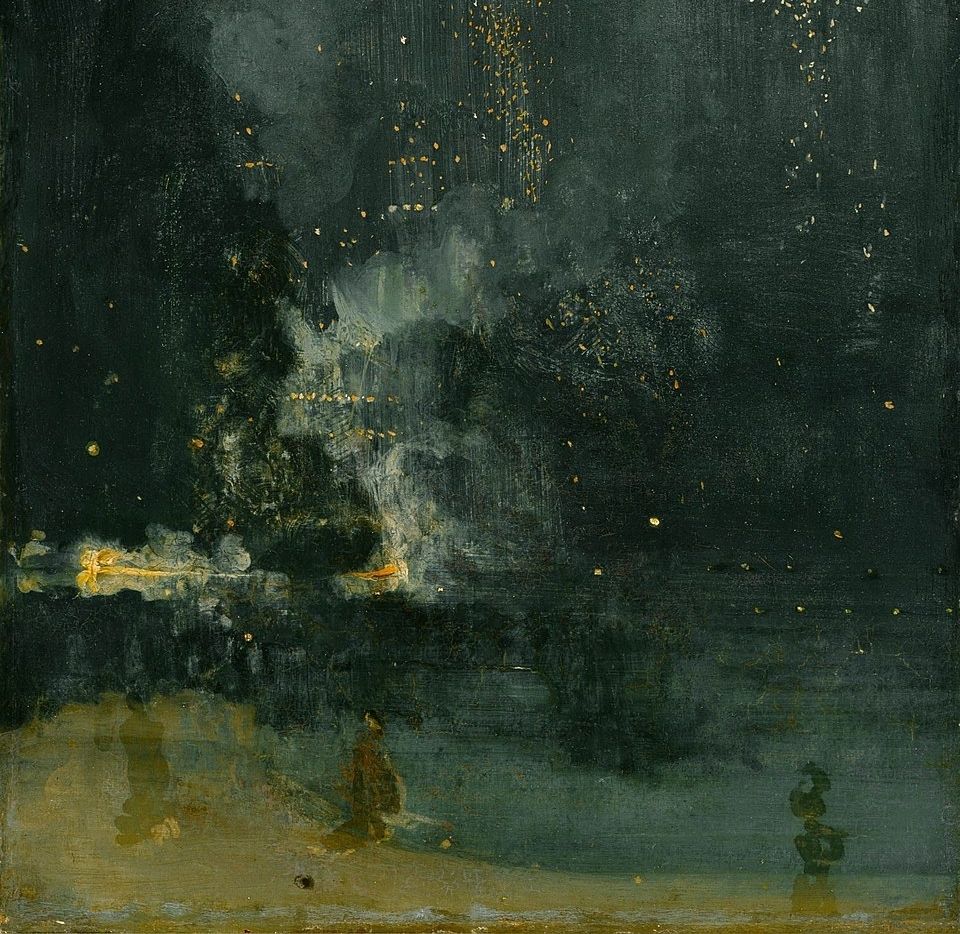 Text source: https://www.lordbyron.org/monograph.php?doc=ChLamb.1905&select=L1814.2
Image source (detail): https://commons.m.wikimedia.org/wiki/File:Whistler-Nocturne_in_black_and_gold.jpg#mw-jump-to-license