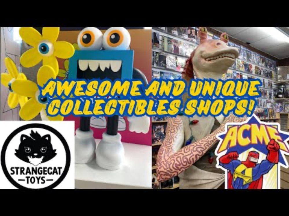 Awesome Collectibles Shops! StrangeCat Blind Box Toys and Acme Comic Superstore!