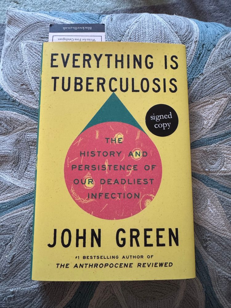 Picture of the hardback signed edition of the book mentioned in the post.