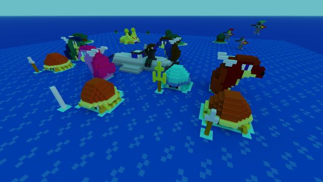 The background is all Water, with few islands, and there is a Single Submarine. There are three Earth Mechs flying with guns and shields, about to lay skirmish on the Sprunki Eater. In front however is a Hi-Tech Genius in his Scuba Gear Suit, with Four Sea Drakes, and Four Jellyfish Mer-Sprunkis being his Companions, ready to defend whatever Surviving Civilizations from any Ultra-powered Villains and Tyrants.