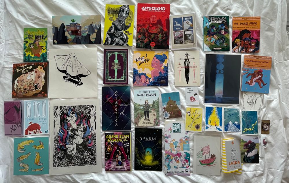A load of wonderful indie comics and prints from Sequential Scotland