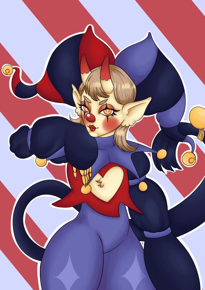 OkkuVT illustration half body 