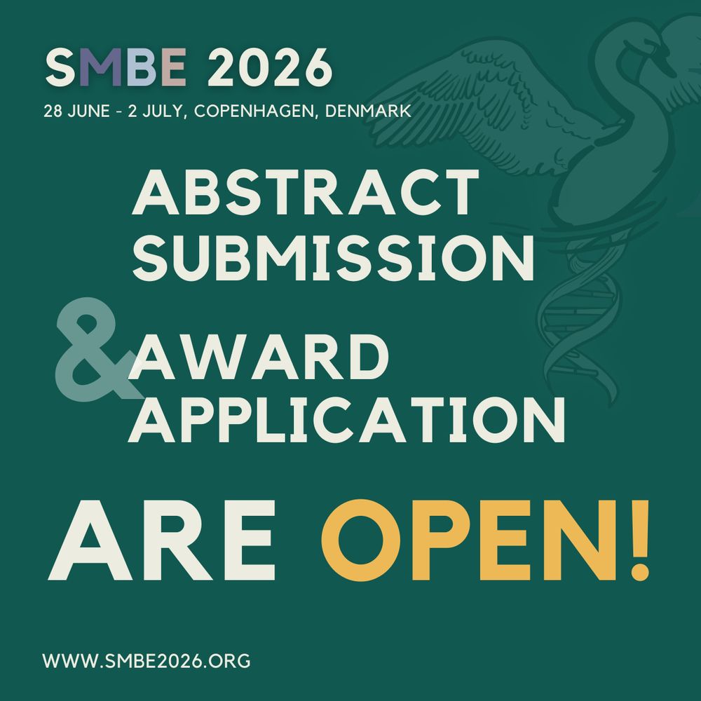Abstract submission & Award applications for SMBE 2026 are now open!